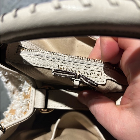 Henri Bendel New York Raffia Tweed Satchel - Picture 8 of 10